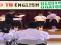 中学生英語暗唱・弁論大会表彰式(下関地区大会)